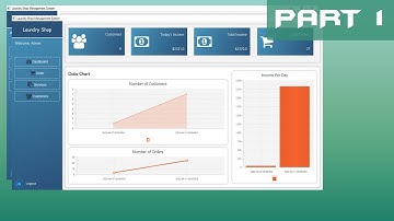 JavaFX Tutorial PART (1/6) - Laundry Shop Management System with Source Code