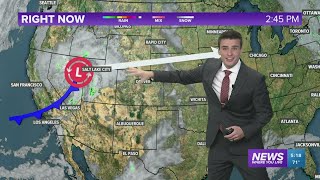 Sunny Tuesday with a few showers by Wednesday | Oct 18 Forecast