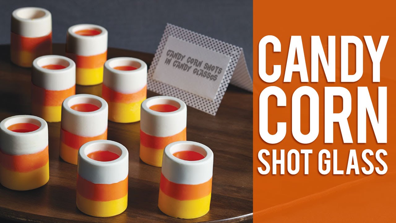 How to Make Candy Corn Shot Glasses 