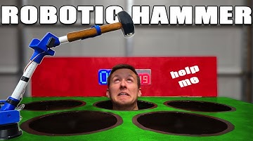 I Made Giant Whack-A-Mole but With Robots