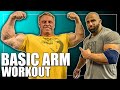 Basic Arm Workout for MASS | John Meadows & Fouad Abiad