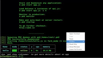 How To Set Up a Node.js Application for Production on Debian 9 Stretch