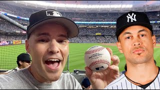 I did it AGAIN! I snagged ANOTHER Giancarlo Stanton home run at Yankee Stadium!