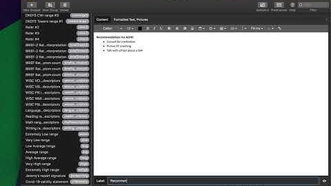 TextExpander for Testing Psychologists: Creating a recommendations template