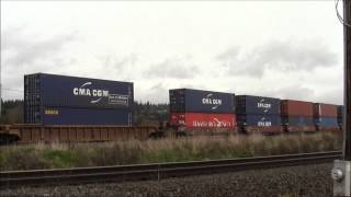 RARE!!!! BC Rail Leader on The BC Rail Port Sub  CN 116 @ Colebrook BC C40-8Mu 4626 Leading