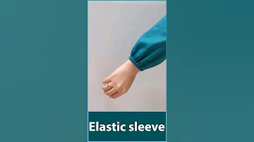 How to sew elastic sleeve in 1 minute? #shorts