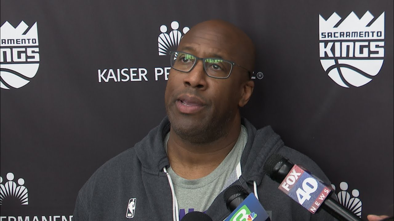 Sacramento Kings head coach Mike Brown previews Sunday's Game 7 vs