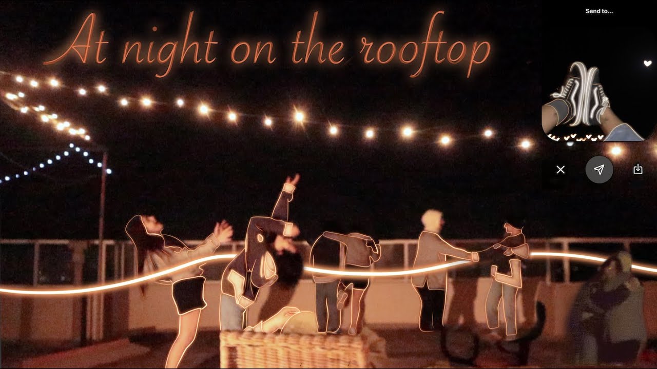 Calm night on the rooftop with the people that mean the most - YouTube