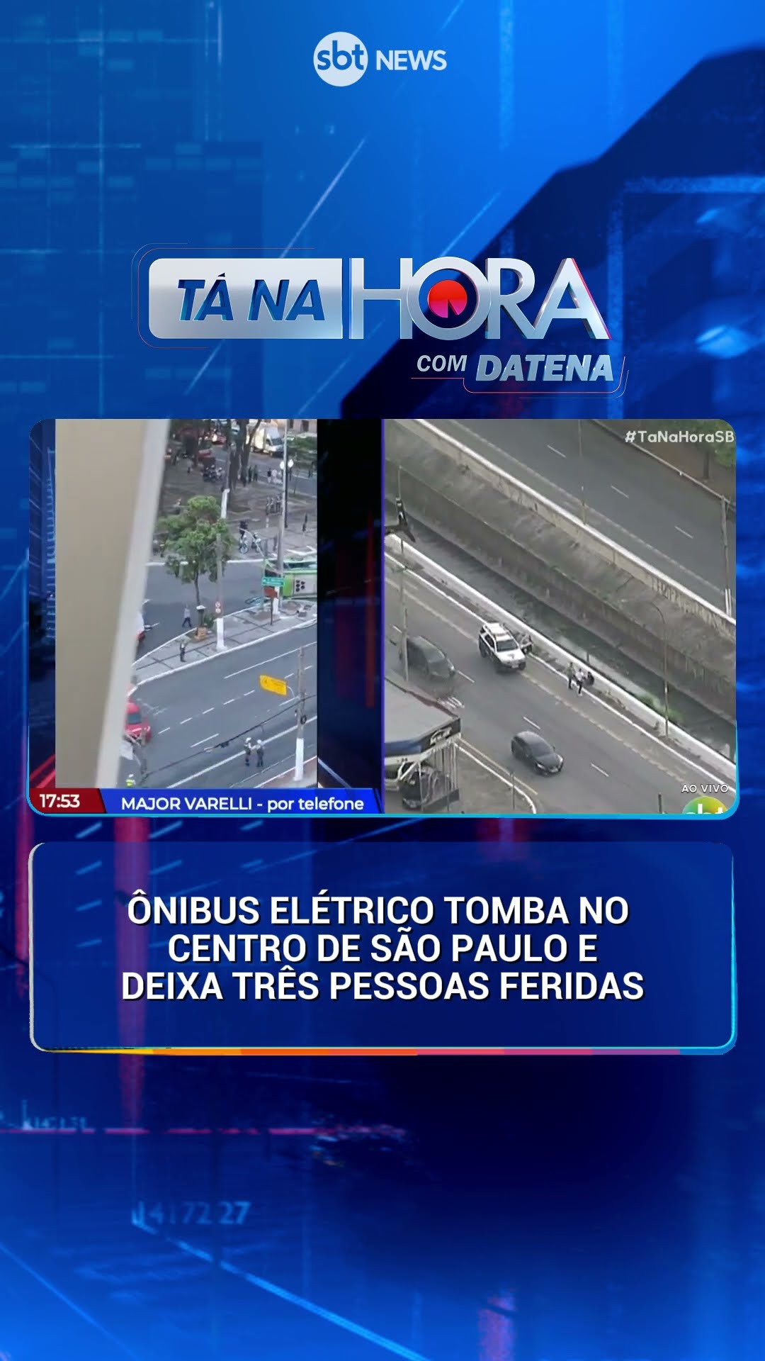 SP: Ônibus capota e pega fogo na Praça da Sé, deixando 3 feridos | Tá na Hora (12/12/24)