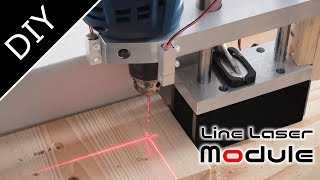 【DIY】格安レーザーを改造。ラインレーザー変換モジュールを作ってみた～How to make Line laser module