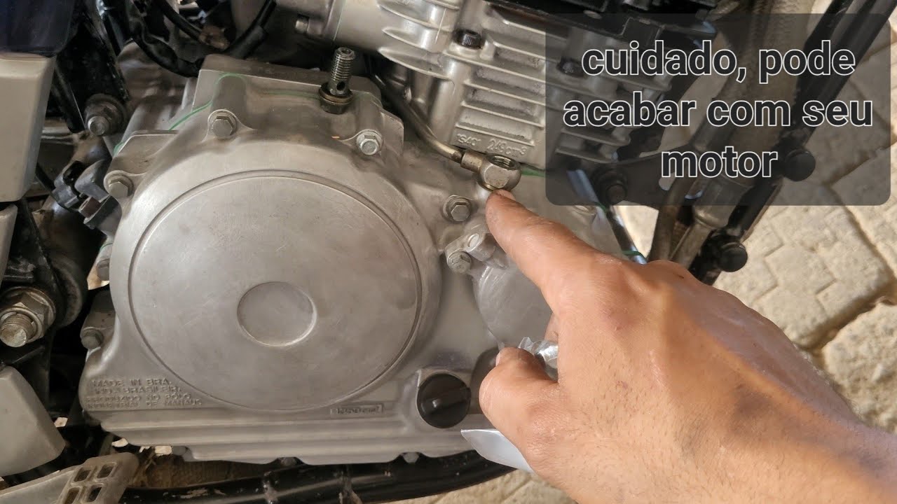 Parafuso primário do duto de óleo - Yamaha Fazer, Lander e Tenere 250