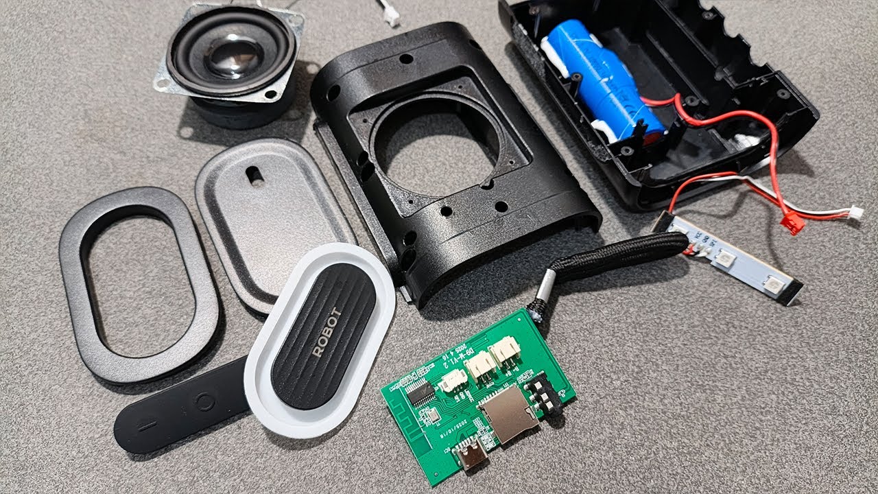 Bluetooth speaker robot rb190 - YouTube