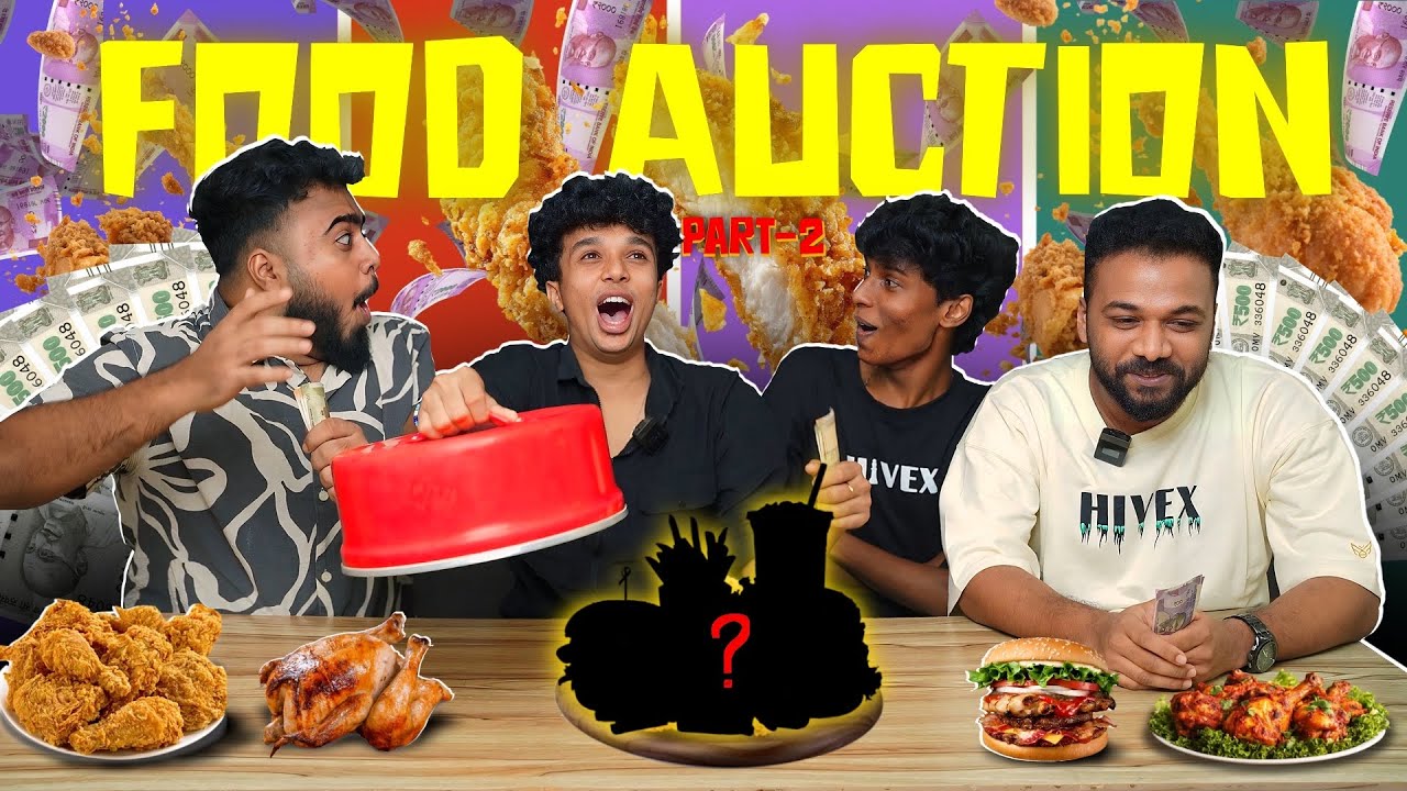 FOOD AUCTION CHALLENGE PART 2 || MOST AWAITED CHALLENGE 🥳