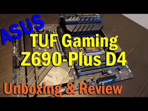 Материнская плата Intel ASUS TUF Gaming Z690-Plus WiFi D4 | Распаковка, установка, BIOS и обзор