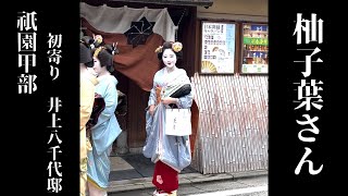 2024年1月13日 芸舞妓さん 初寄り Maiko in Gion 【柚子葉さん登場】