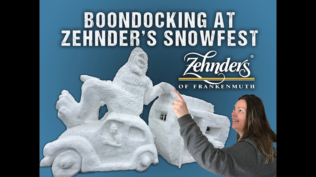 Winter Boondocking Adventure At Zehnder's Snowfest In Frankenmuth