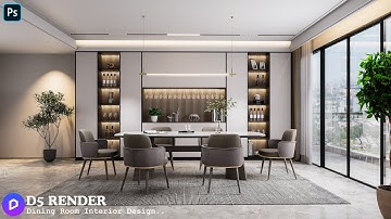 How to Make Interior Design in D5 Render | Easy Tutorial | Dining Room.