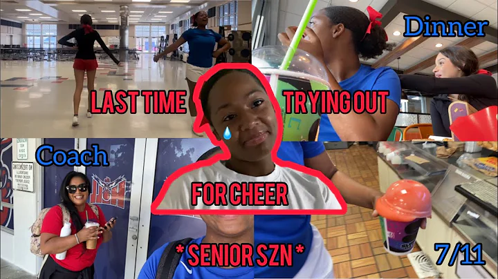 23-24 Cheer Tryouts Vlog *Senior Year* | Ny Kature