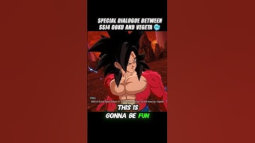 Special Dialogue Between Ssj4 Goku And Ssj4 Vegeta Lol 🤯 #crashout #ssj4goku #sparkingzero #dbz