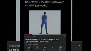 Carti Was Only Saying Adlibs In The “RAF” Song 😱🔥| 2021!!