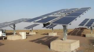LORENTZ ETATRACK 2000 A in action by TSC in Yemen.  حركة متعقب لورنتز الشمسي الاوتوماتيكي في اليمن
