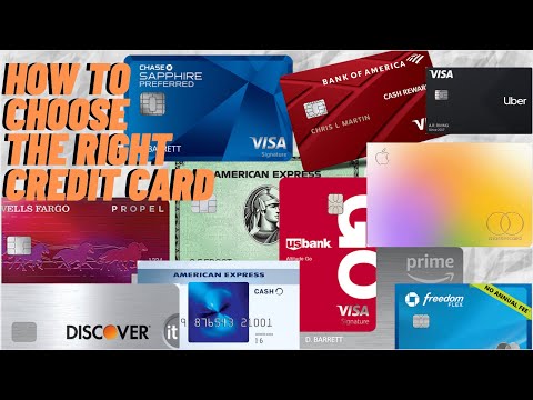 How to Choose The Right Credit Card For You