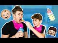 BROTHERS TRY BABY FOOD