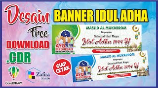 DESAIN SPANDUK HARI RAYA IDUL ADHA 1444H (FREE CDR)