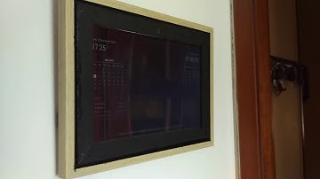Simple 40x30 cm smart mirror with raspberry pi zero W and some basic modules (2/2)
