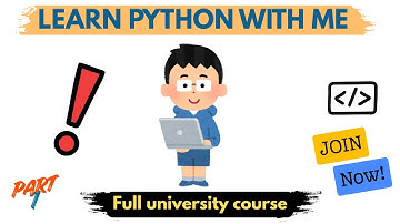 🔴 LIVE NOW 🔴  Python For Everybody | Full University Course Part 1