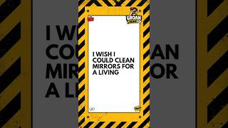Dad Joke Cleaning mirror job #dadhumor #funny #dadjoke #jokes #funny #mirror #cleaning