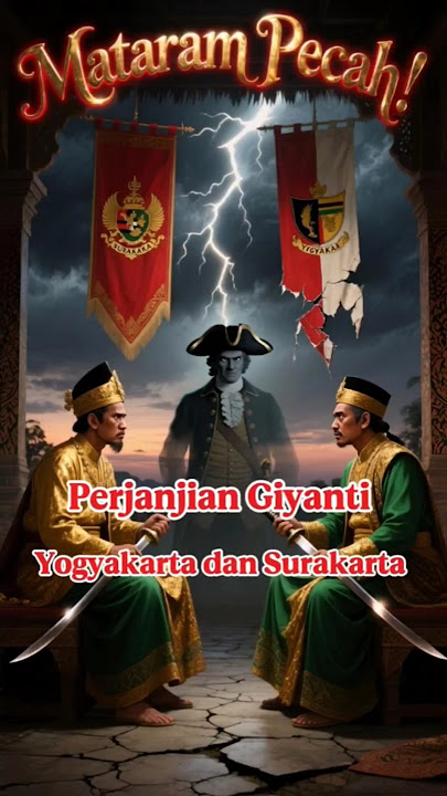 Perjanjian Giyanti : Saat Mataram Pecah Jadi Yogyakarta & Surakarta! #shorts