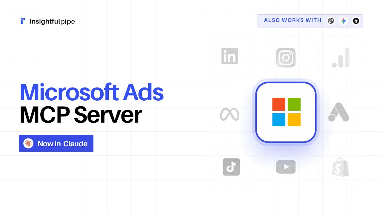 How to Connect Microsoft Ads to Claude (Bing Ads MCP Tutorial) - YouTube