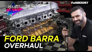 Dismantling a $200 junkyard Barra engine - Project NOMANG Ep15 | fullBOOST