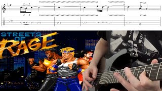 Streets Of Rage Intro Theme OST Music Guitar Tab & Cover