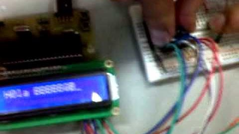 LCD 4 bits PIC18F4550