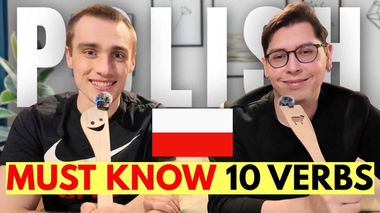 10 Важных Польских Глаголов | Учите Польский, Пока я Разговариваю с Другом