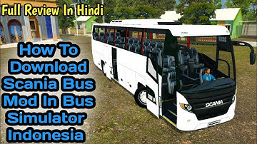 🔴How To Download Scania Bus Mod In Bus Simulator Indonesia | Bussid Bus Mod | ADK Gaming Live |