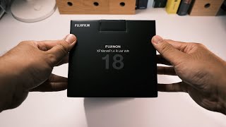 Unboxing And First Look At The 2021 Fujifilm 18Mm F1.4 Wr
