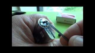 (302) Vachette (French) Euro Cylinder Picked Open