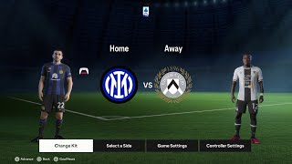 EA SPORTS FC 24 - Inter Milan vs Udinese - Serie A Matchday 15