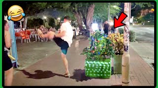 BUSHMAN PRANK: Man jumped for a plant :) #happynewyear