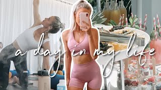A day in my life -  yoga event, skincare & christmas decorating!