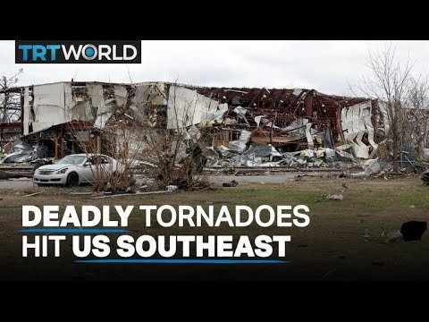 Series of tornadoes strike southern US, batter Georgia, Alabama - YouTube