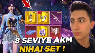 YENİ NİHAİ SET VE 8 SEVİYE OYUNUN EN İYİ AKM'Sİ GELDİ!! 😱 | PUBG Mobile