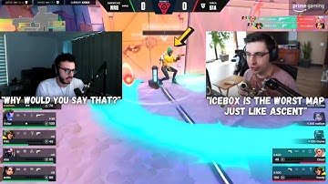 SHROUD & Tarik On Why ICEBOX Is *THE WORST* Valorant Map | VCT