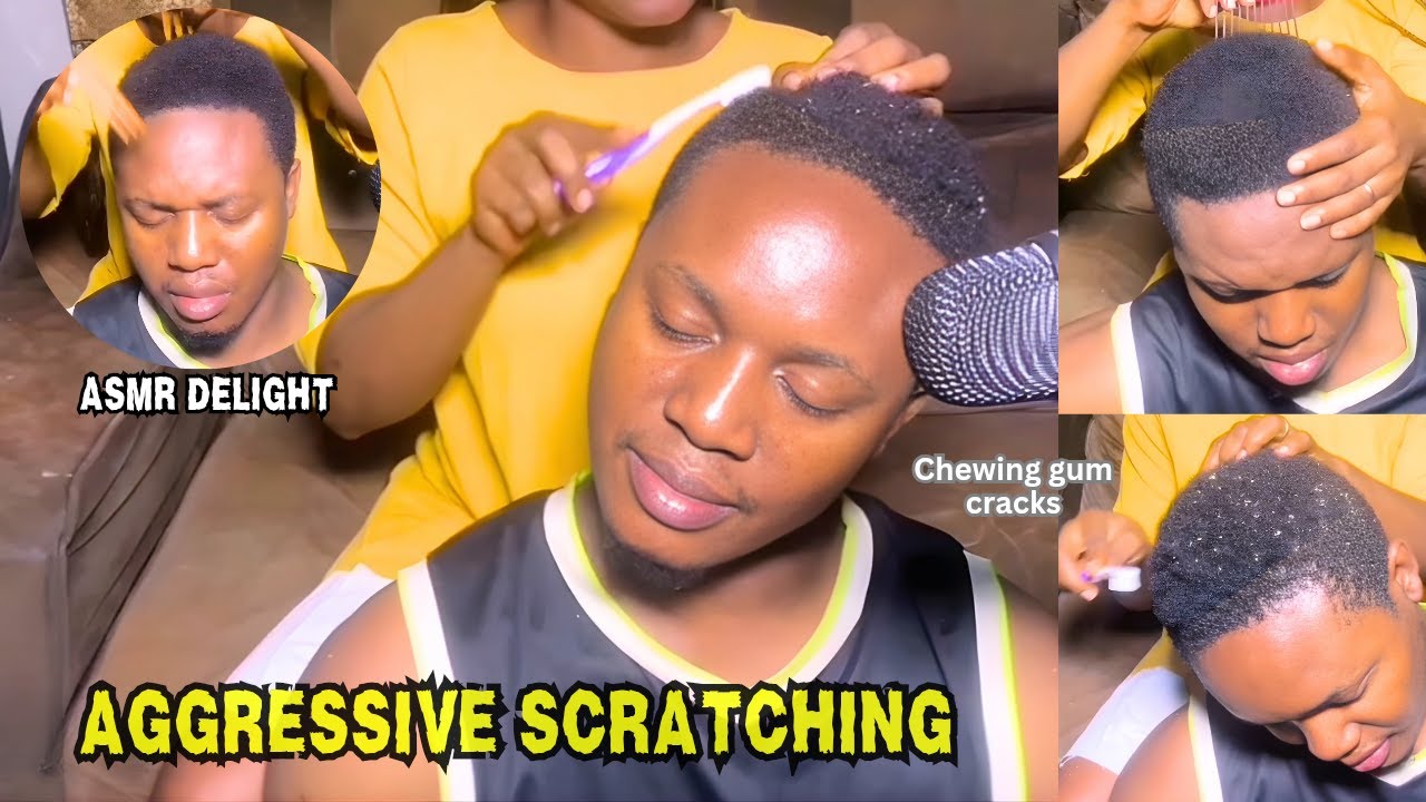 ASMR 💫 AGGRESSIVE HAIR SCRATCHING