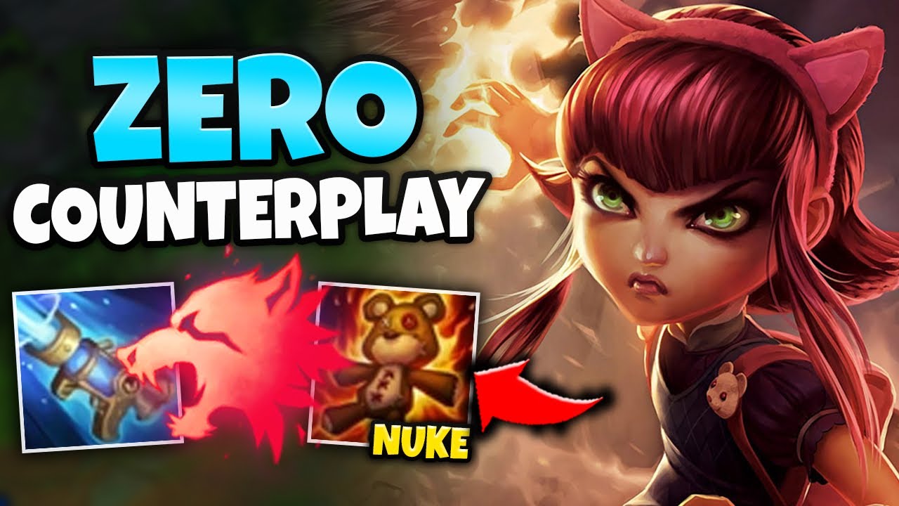 WTF?! THIS ANNIE BUILD HAS LEGIT ZERO COUNTER PLAY! WALK UP AND ONE