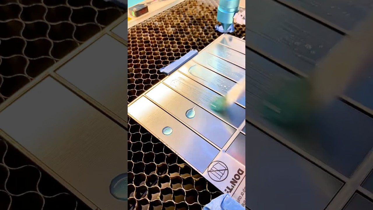 Stop ruining your acrylic nameplates!Most makers miss THIS simple step ✨ #viral #tips #engraving