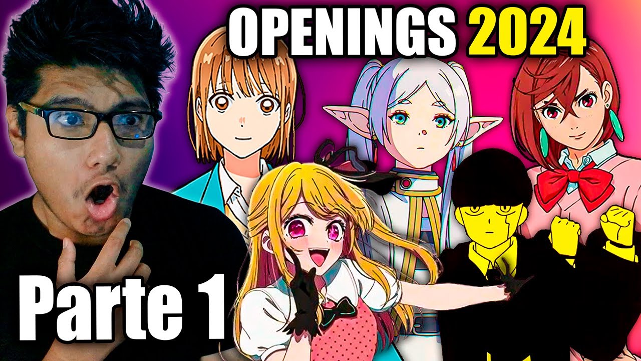 TODOS LOS OPENINGS DE ANIME 2024 🔥 REACCIÓN - PARTE 1